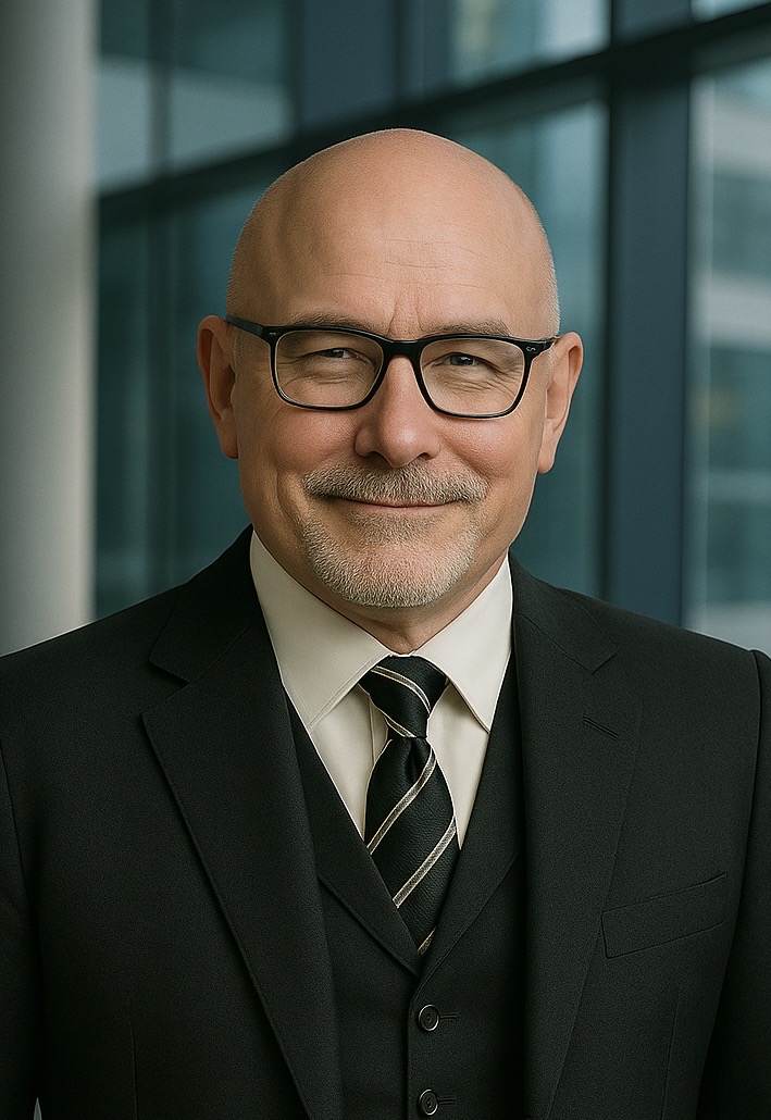 Portrait of Dr. Donat Ebert, German attorney at law
